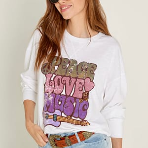 Five Jeans- T-Shirt Peace