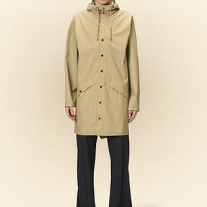 Rains-Long Jacket Sand