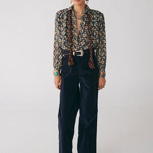 Maison Hotel- Blouse Catherine Emerald Eclipse