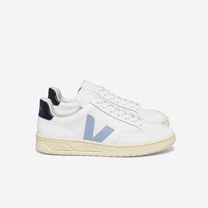 V-12 Leather Extra White Steel Nautico
