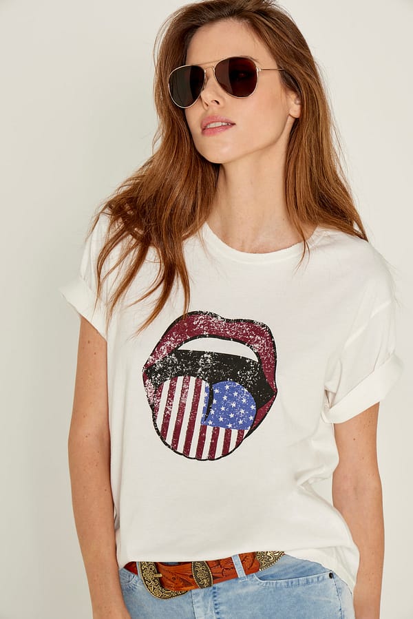 Five Jeans- T-Shirt Mouth