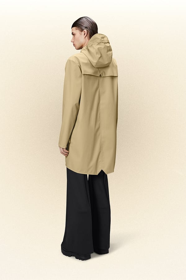 Rains-Long Jacket Sand