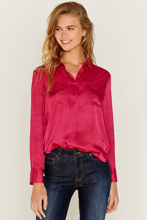 Five Jeans- Clea Chemise Framboise