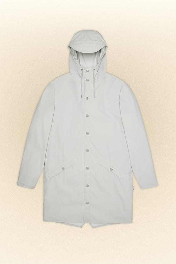 Rains-Long Jacket Ash