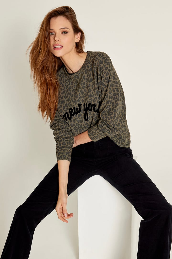Five Jeans- Sweat Leopard