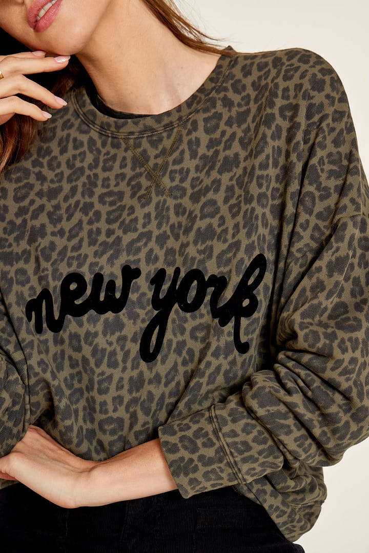 Five Jeans- Sweat Leopard