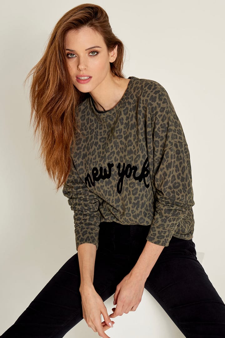 Five Jeans- Sweat Leopard