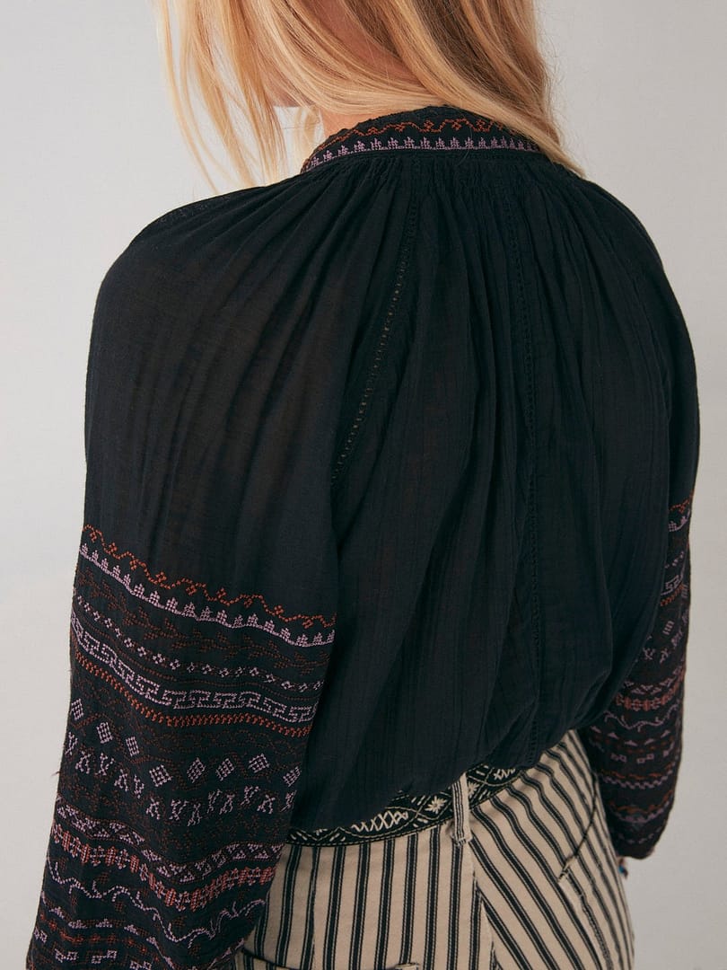 Maison Hotel- Blouse Regine Noir
