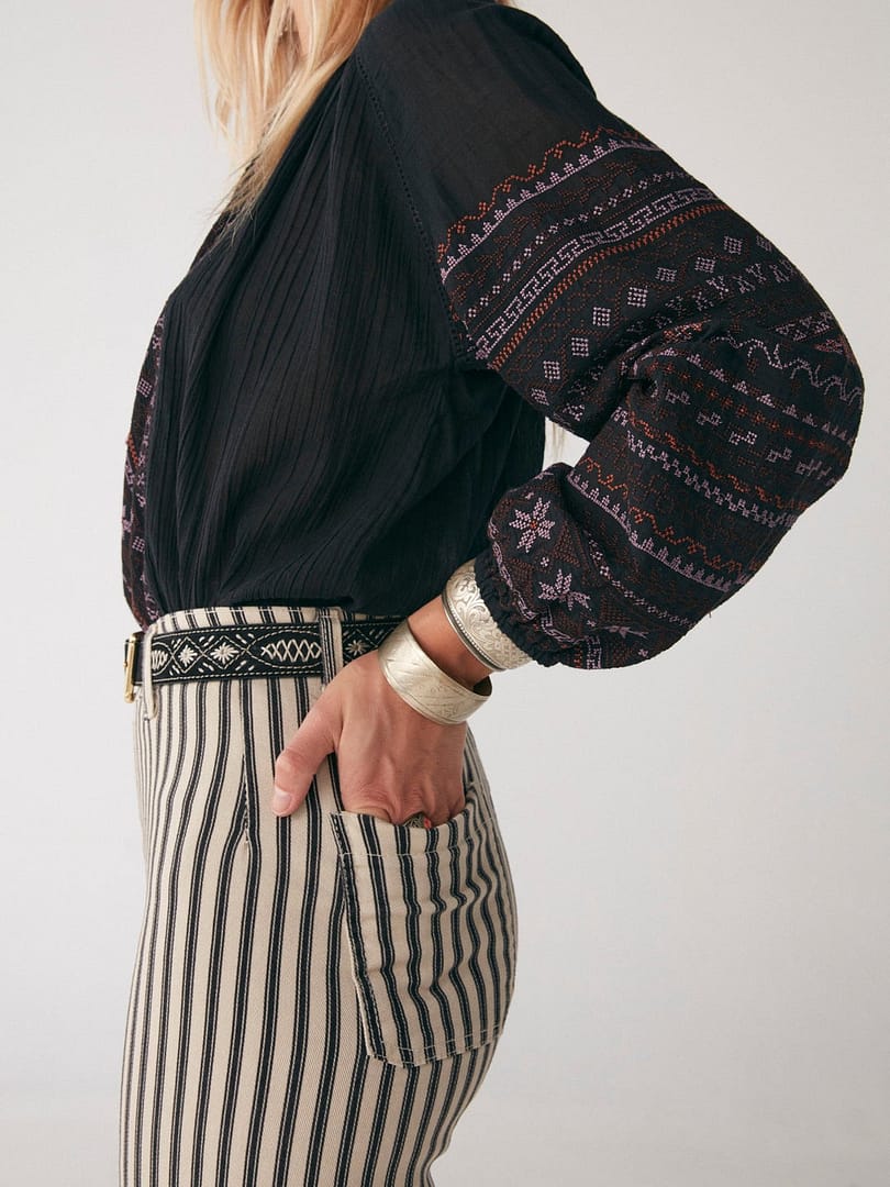Maison Hotel- Blouse Regine Noir