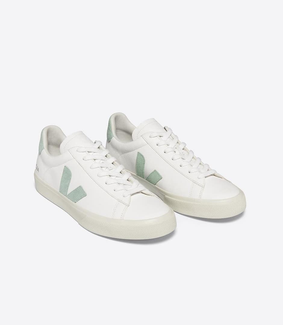 Veja- Campo Chromefree Leather White Matcha