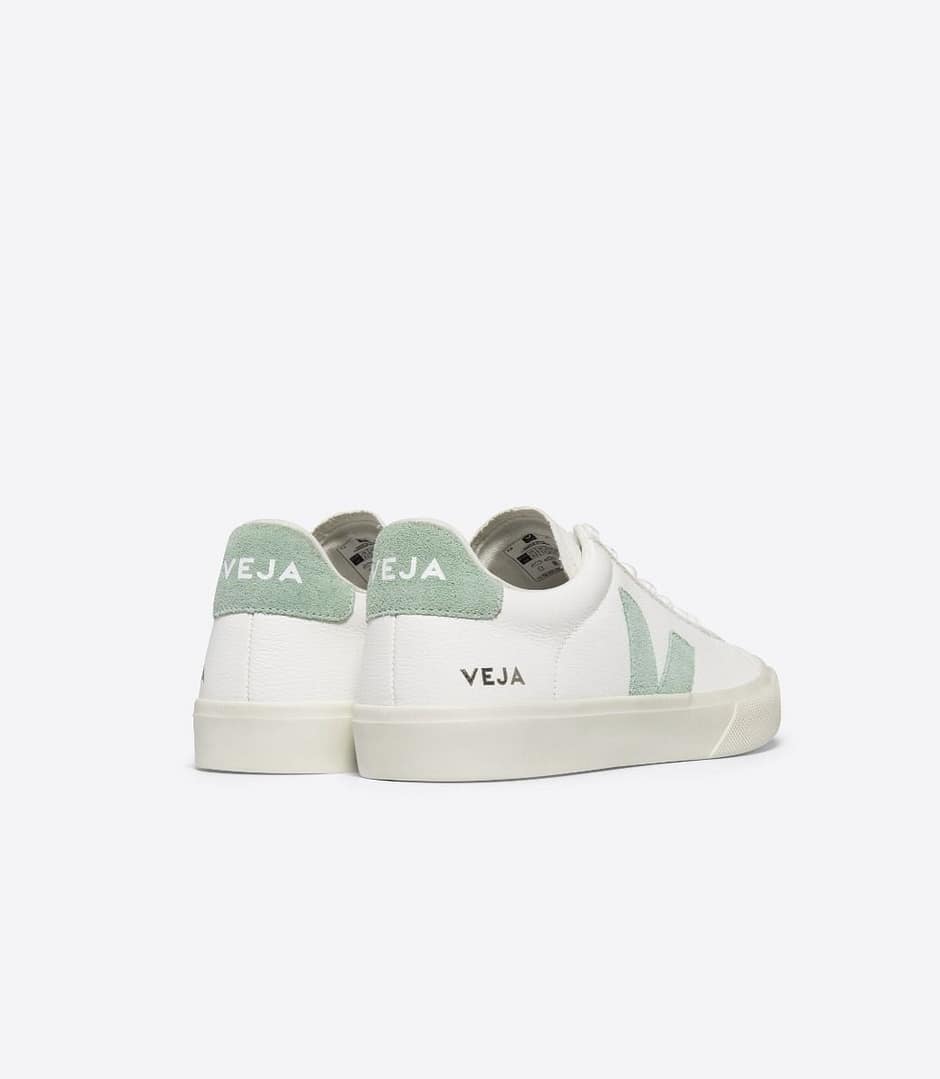 Veja- Campo Chromefree Leather White Matcha