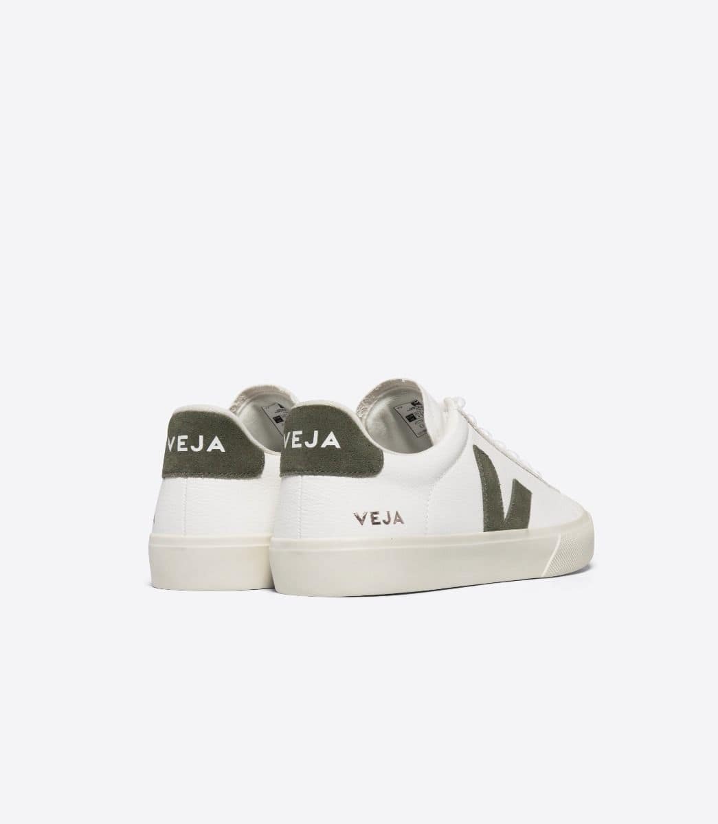 Veja- Campo Chromefree Leather White Kaki